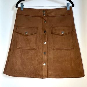 💥NWT💥 Philosophy Faux Leather/Suede Skirt Sz. 6
